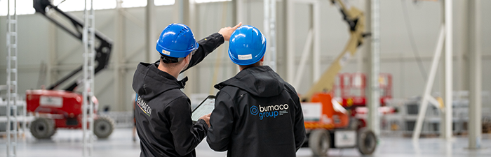 Projectleiders op werf